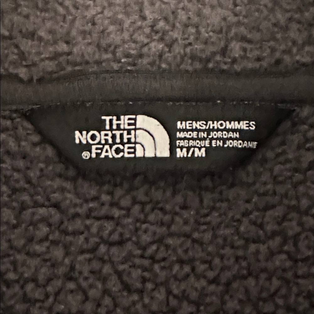The North Face Charcoal Gordon Lyons Fleece Quarter Zip Jacket Mens Size Medium - Picture 11 of 14